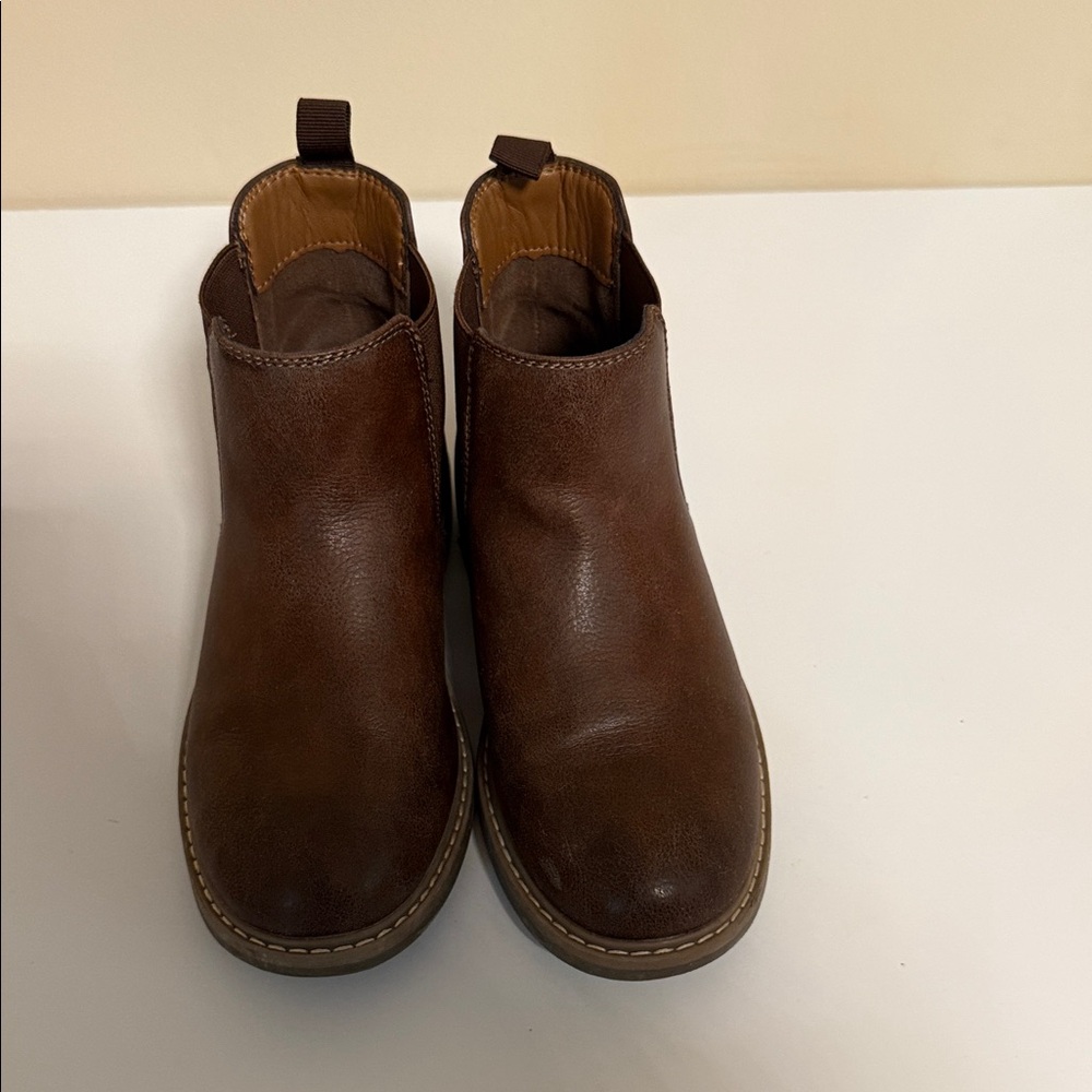 Sonoma Tan Leather Ankle Boots